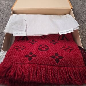 Louis Vuitton Logomania Scarf RED